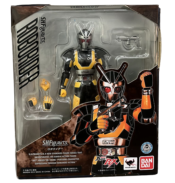 Action Figure Robo Rider S.H.Figuarts Kamen Rider Black RX Seminovo - Bandai
