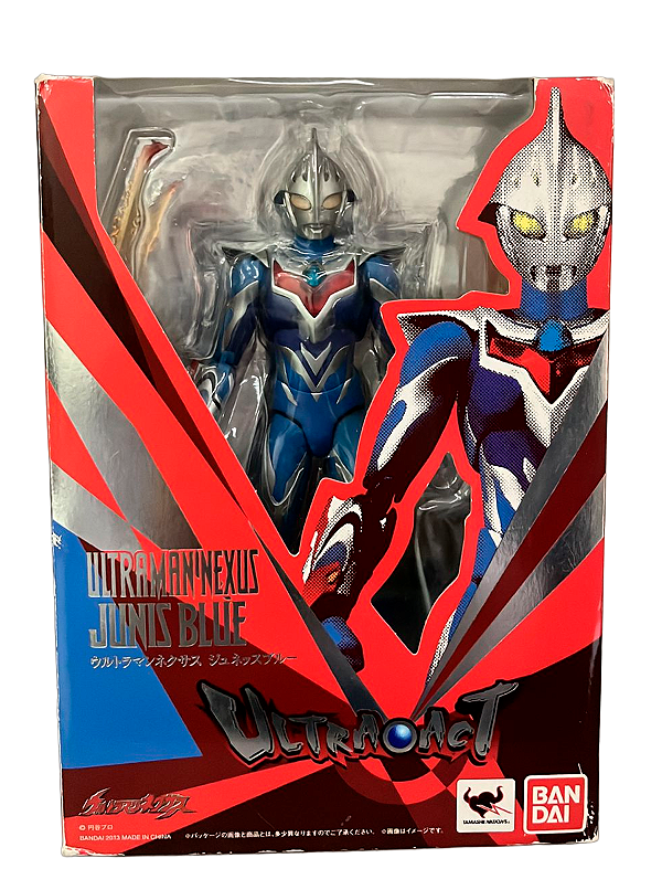 Action Figure Ultraman Nexus Junis Blue Ultra-Act Seminovo - Bandai