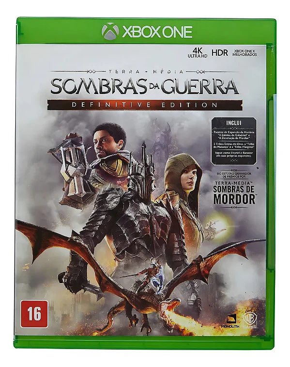 Terra Média Sombras da Guerra Definitive Edition Seminovo - Xbox One