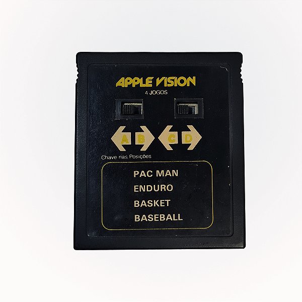 Apple Vision 4 Jogos Pac Man - Enduro - Basket - Baseball Seminovo - Apple Vision