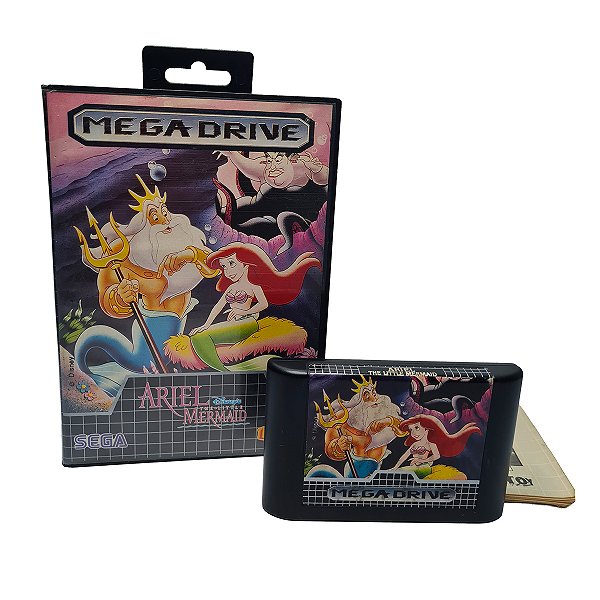 Ariel The Little Mermaid Seminovo - Mega Drive