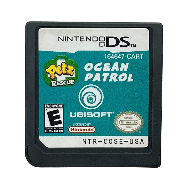 Petz Rescue Ocean Patrol Seminovo Sem Caixa - Nintendo DS