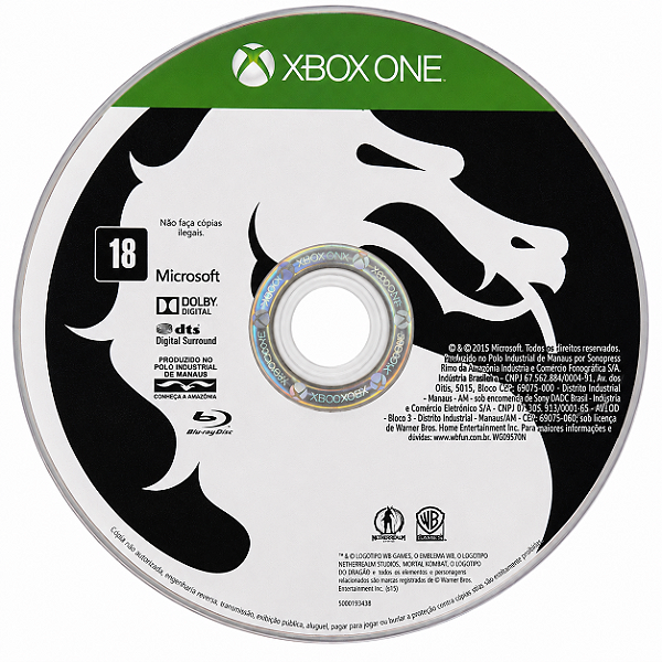 Mortal Kombat X Sem Caixa - Xbox One