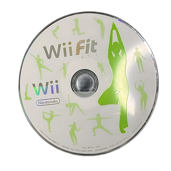 Wii Fit - Disco (Japonês) - Seminovo - Nintendo Wii
