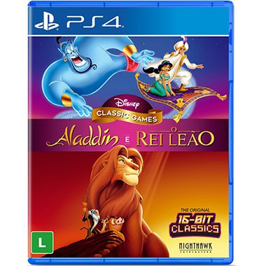 Disney Classic Games Aladdin e O Rei Leão - PS4