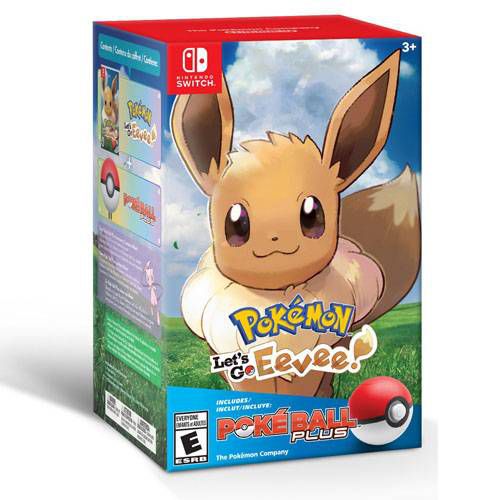 Pokémon Let’s Go Eevee! Poke Ball Plus Bundle – Nintendo Switch