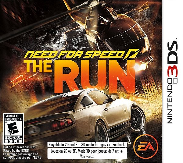 Need For Speed The Run Seminovo – 3DS