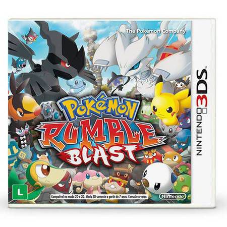 Pokémon Rumble Blast Seminovo – 3DS