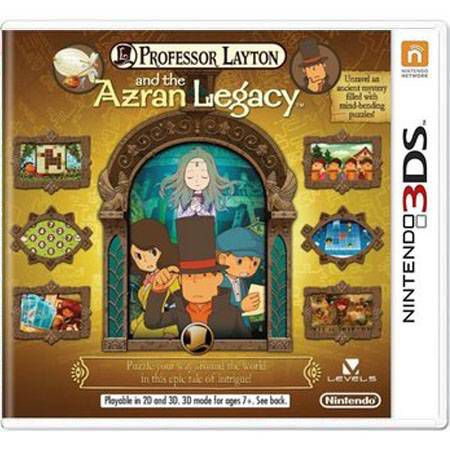 Professor Layton And The Azran Legacy Seminovo – 3DS