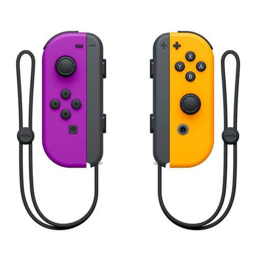 Controle Joy Con Nintendo Switch Neon Purple/Orange