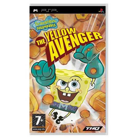 Spongebob Squarepants The Yellow Avenger Seminovo – PSP