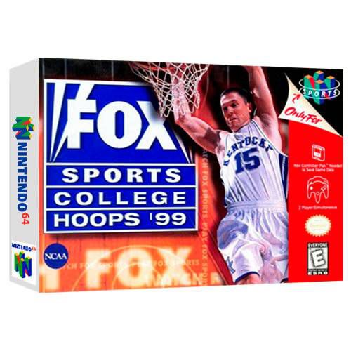 Fox Sports College Hoops 99 Semi-Novo - Nintendo 64 - N64