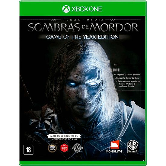 Terra-Media Sombras de Mordor - Goty - Seminovo – Xbox One