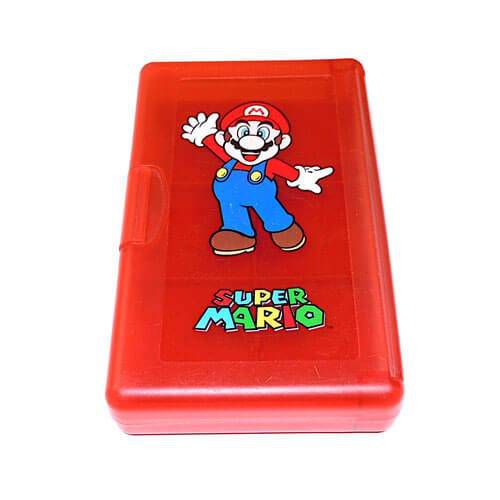 Estojo de Armazenamento de Jogos Mario - Nintendo DS