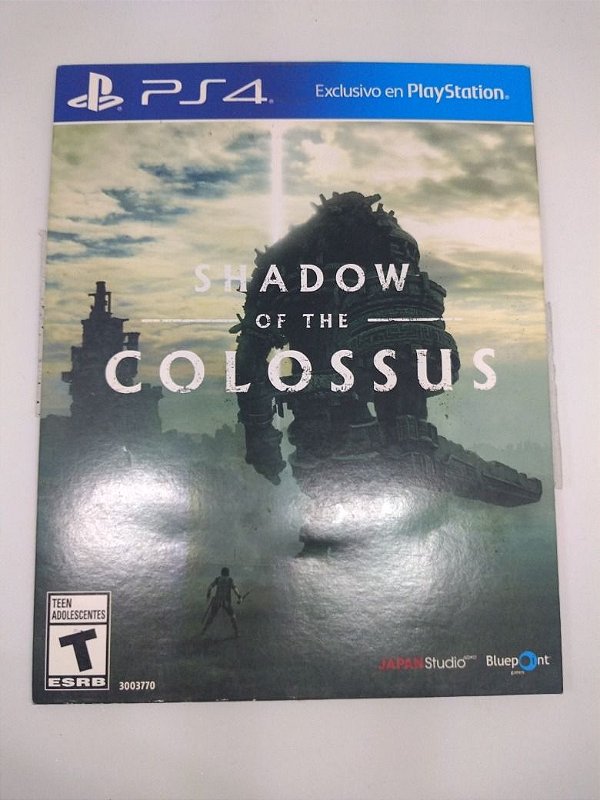 Shadow Of The Colossus Encartelado Seminovo – PS4