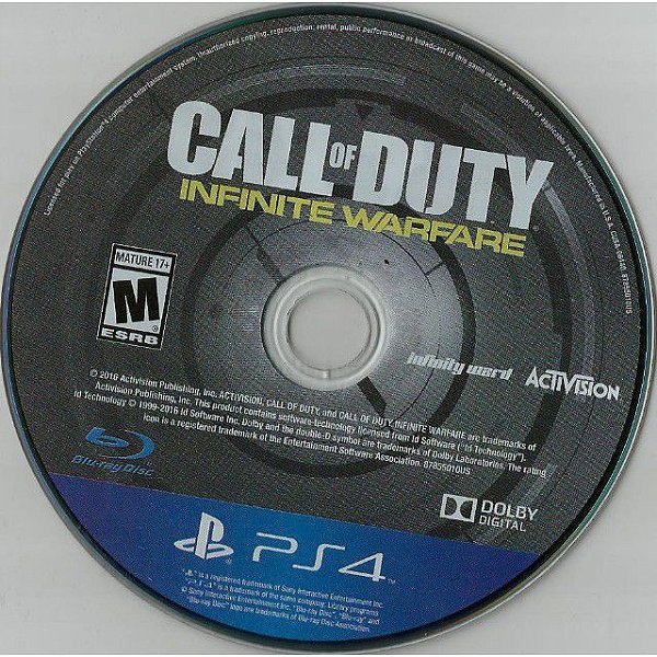 Call Of Duty Infinite Warfare Seminovo (SEM CAPA) – PS4