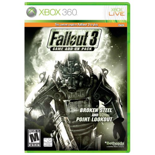 Fallout 3 Game Add-On Pack - Broken Steel and Point Lookout Seminovo – Xbox 360