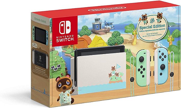 Console Nintendo Switch New Edição Animal Crossing