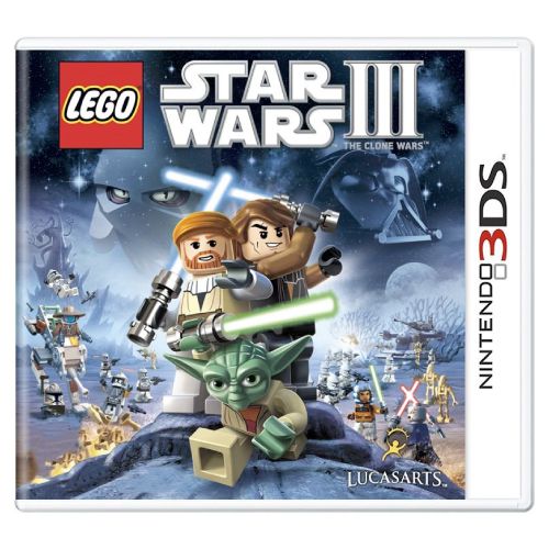 Lego Star Wars III The Clone Wars Seminovo - 3DS