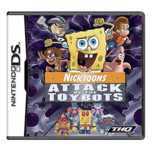 Nicktoons: Attack of the Toybots Seminovo - Nintendo DS