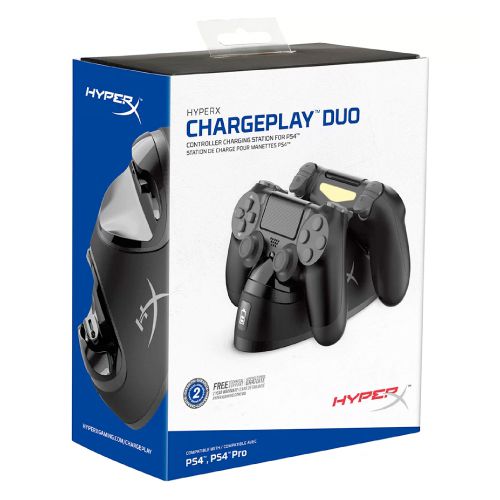 ChargePlay Duo HyperX - Carregador para Controle PS4 Dualshock 4