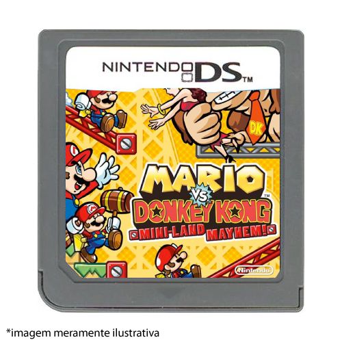 Mario Vs Donkey Kong: Mini-Land May Hem! Seminovo (SEM CAPA) - Nintendo DS