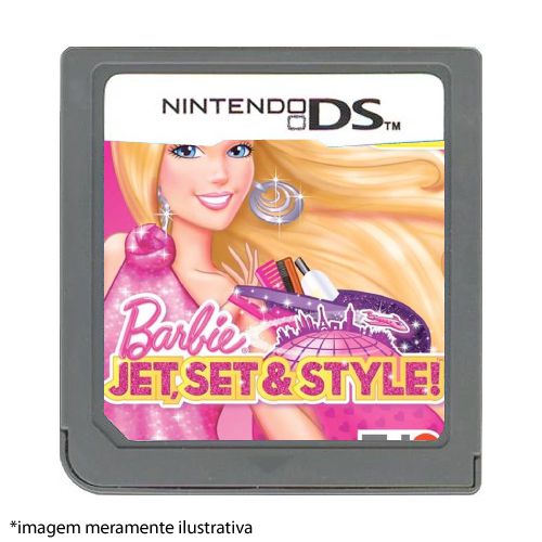 Barbie Jet, Set & Style! Seminovo (SEM CAPA) - Nintendo DS