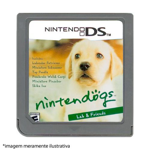 Nintendogs: Lab & Friends Seminovo (SEM CAPA) - Nintendo DS