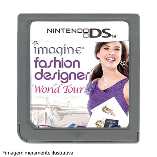 Imagine: Fashion Designer World Tour Seminovo (SEM CAPA) - Nintendo DS