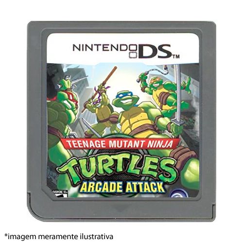 Turtles Arcade Attack Seminovo (SEM CAPA) - Nintendo DS