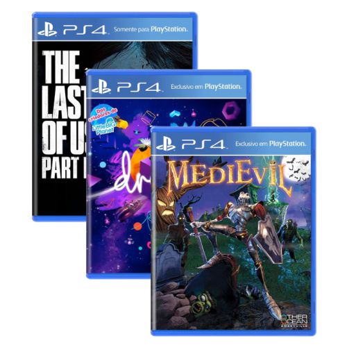 Triple Pack #2 - The Last of Us Part II / Dreams / MediEvil - PS4