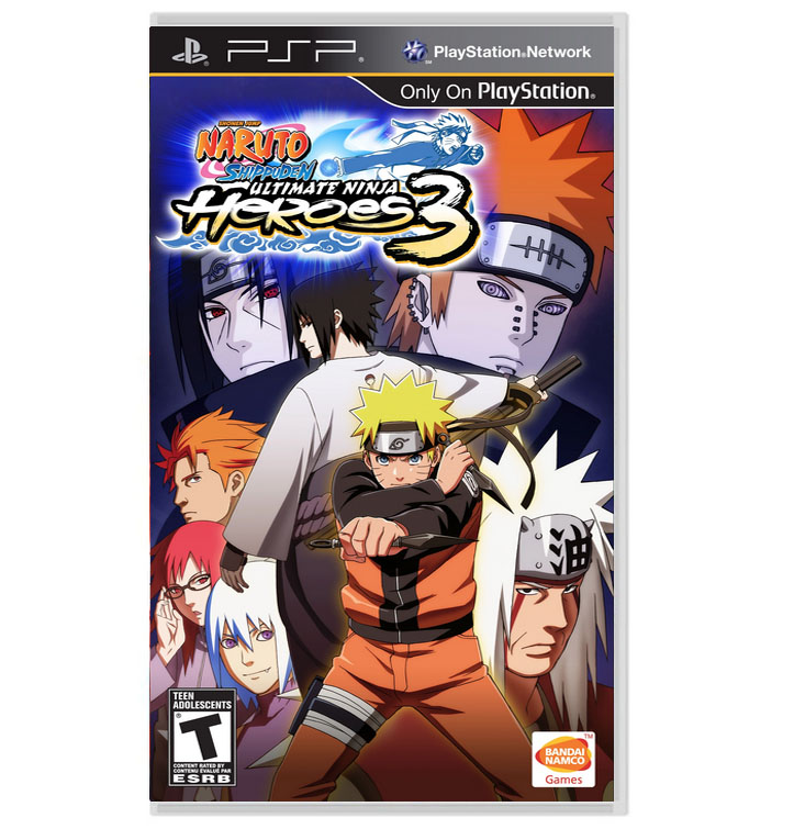 Naruto Shippuden Ultimate Ninja Heroes 3 Seminovo - PSP