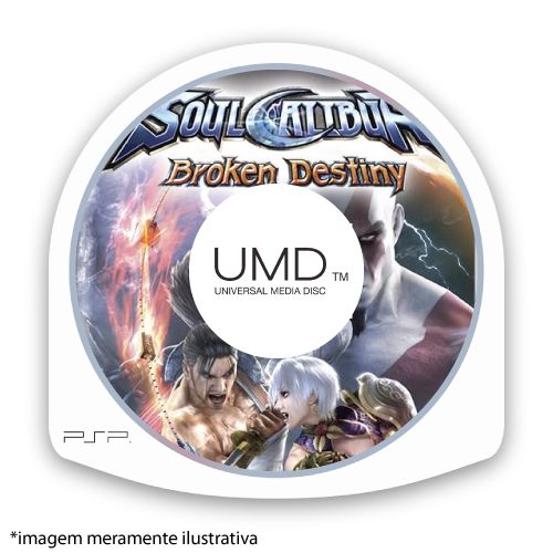 SoulCalibur: Broken Destiny (SEM CAPA) Seminovo - PSP