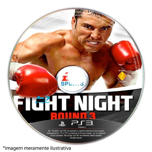 Fight Night Round 3 (SEM CAPA) Seminovo - PS3