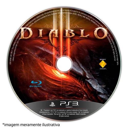 Diablo III (SEM CAPA) Seminovo - PS3