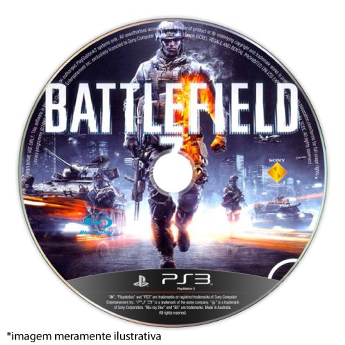 Battlefield 3 (SEM CAPA) Seminovo - PS3