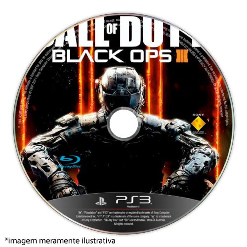 Call of Duty: Black Ops III (SEM CAPA) Seminovo - PS3