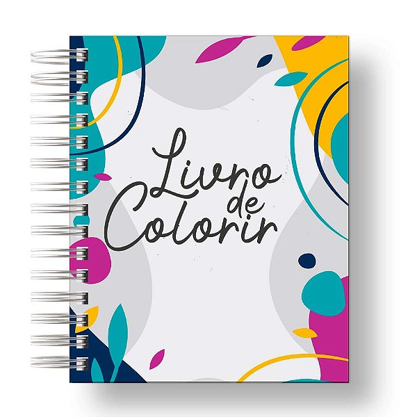 Caderno de Colorir Adulto Anti-stress