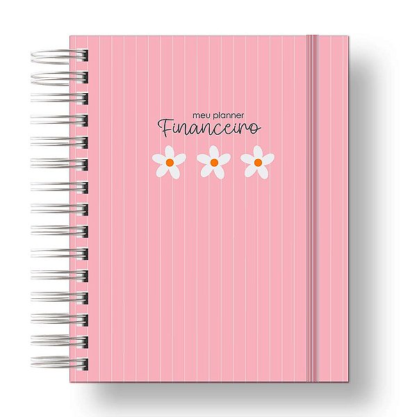 Planner Financeiro Rosa Flores