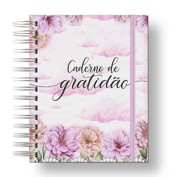Caderno De Gratidão Flores