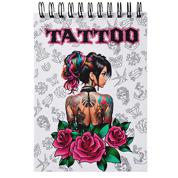 Livro De Colorir Tattoo