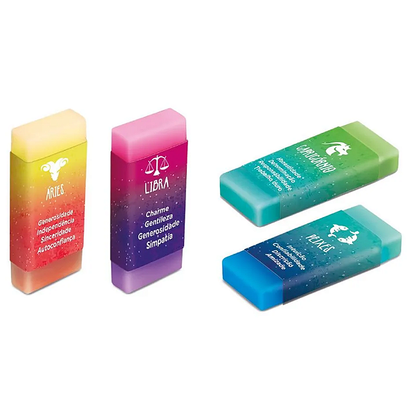 Borracha Signos Degradê – Cores Sortidas