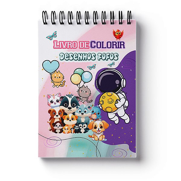 Livro de Colorir Desenhos Fofos Volume 1