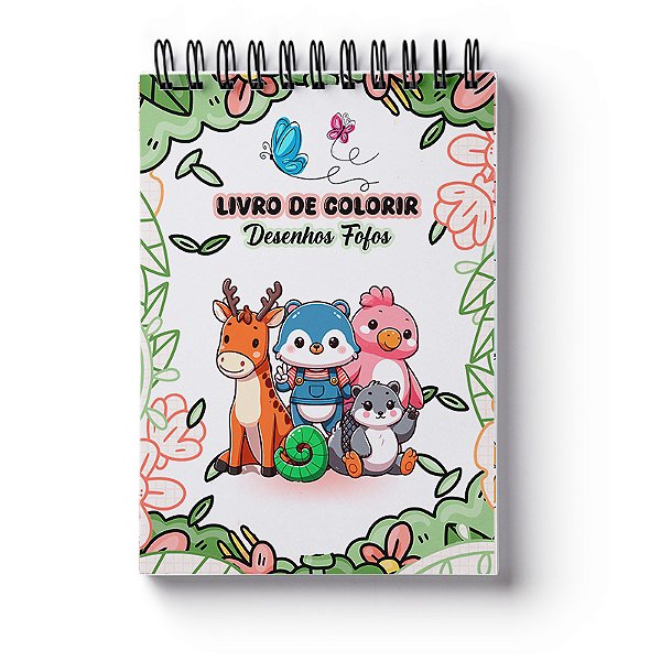 Livro de Colorir Desenhos Fofos Volume 3