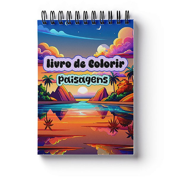 Livro de Colorir Paisagens Volume 2
