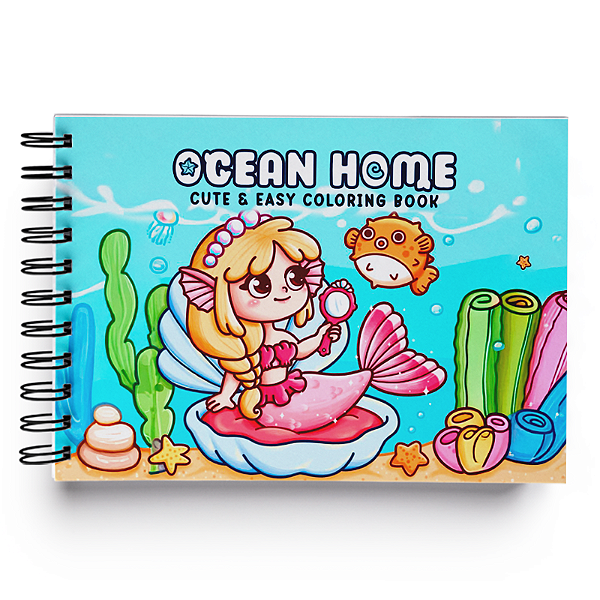 Livro De Colorir Redução Do Stress E Ansiedade Para Todas As Idades Ocean Home