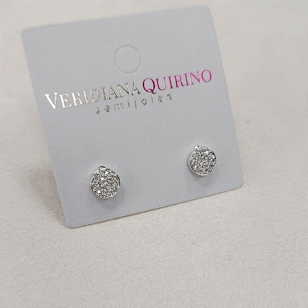 Brinco Círculo Ródio