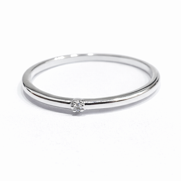 Anel Micro Ponto de Luz em Prata 925