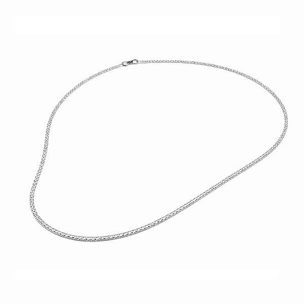 Corrente PopCorn em Prata 925 40cm