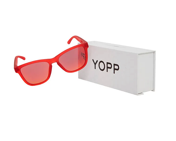 Oculos de Sol Yopp Polarizado Uv400 Mar Vermelho